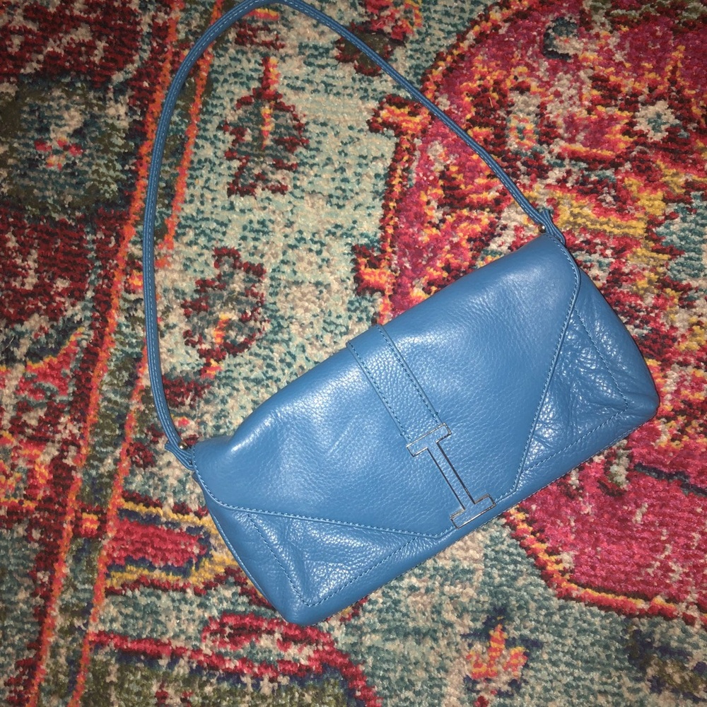 ISAC MIZRAHI royal blue mini